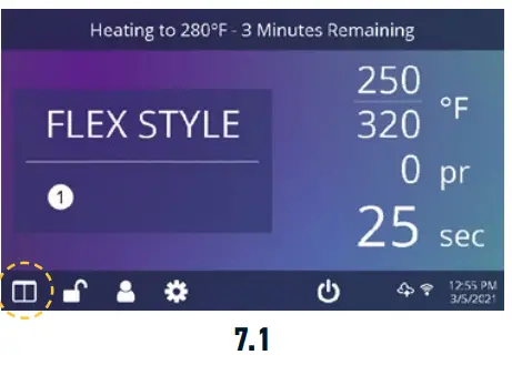 STAHLS Hotronix 360 IQ Hat Press - 20