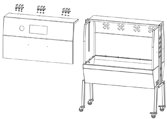 KLARSTEIN 10035373 Sauenland Pro XL Suckling Pig BBQ Grill 6