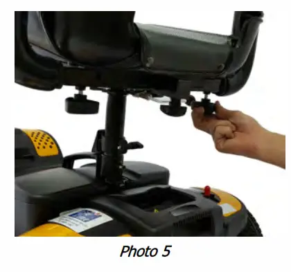 Lifeline 65-0012 GEM 4-Wheel Mobility Scooter - Armrest