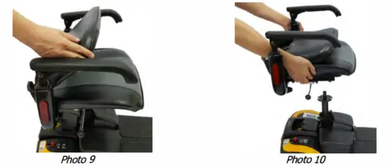 Lifeline 65-0012 GEM 4-Wheel Mobility Scooter - Control panel 1