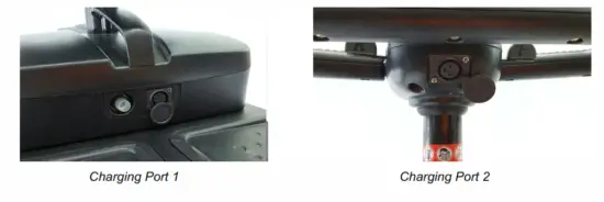 Lifeline 65-0012 GEM 4-Wheel Mobility Scooter - charging