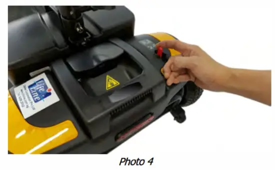 Lifeline 65-0012 GEM 4-Wheel Mobility Scooter - freewheel