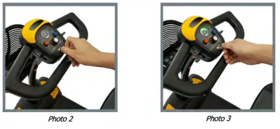 Lifeline 65-0012 GEM 4-Wheel Mobility Scooter - power