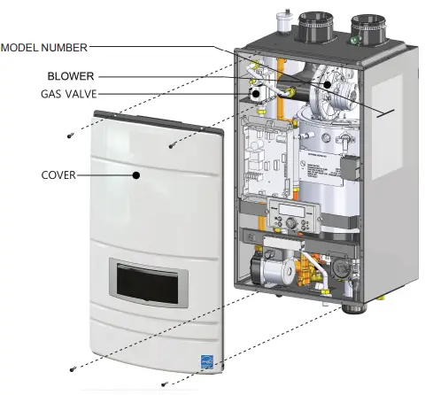 BRADFORD WHITE FTCW Wall-Mounted Modulating Gas Condensing Combination Boiler-fig2