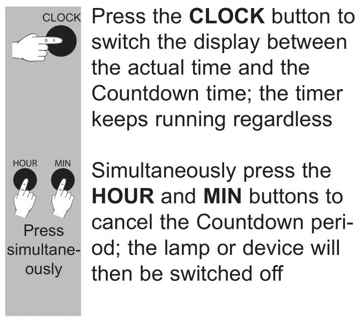 Alecto DTS-814 Electronic Time Switch - Countdown 3