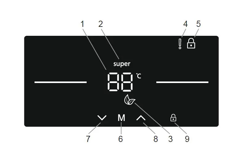 SHARP SJ-LC41CHDIE-CH Fridge 9