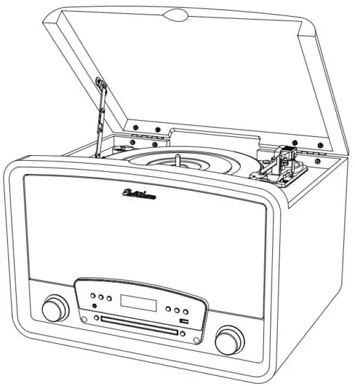 Electrohome RR75 7 In 1 Vinyl Record Player.JPG