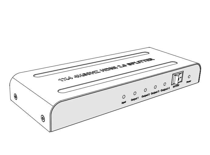 Nedis Vspl3474at Hdmi Splitter User Manual Nedis Vspl3474at Hdmi Splitter User Manual