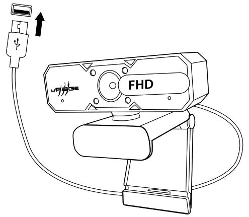hama 186090 uRage REC 900 FHD Streaming Webcam - fig