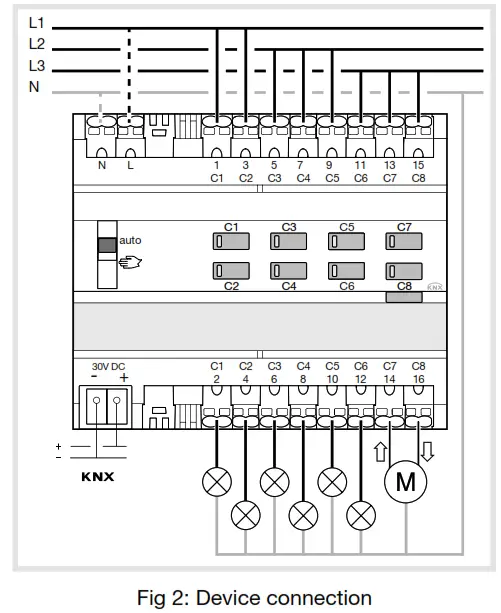 hager TYA604A Output module 4 fold 4A - accordance