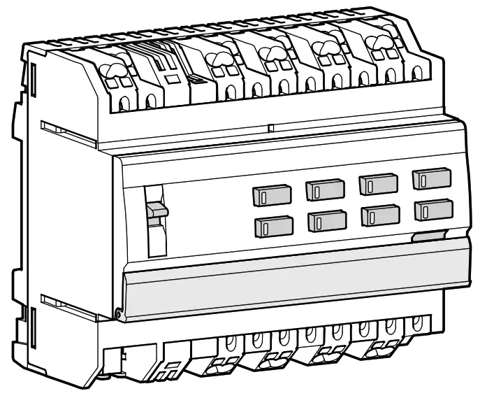 hager TYA604A Output module 4 fold 4A