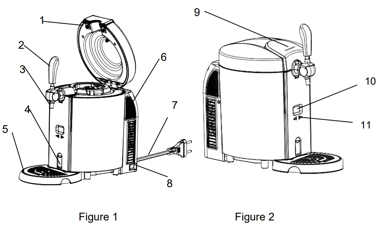 Schneider SCBD25B BEER DISPENSER - fig1