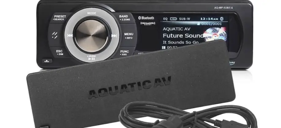 Aquatic Av Aq-mp-5ubt-s Waterproof Media Player User Manual