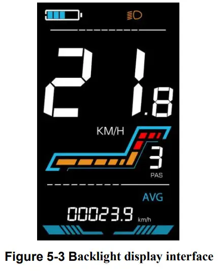 Yolin YL91F V Electric Bike Display - fig 3