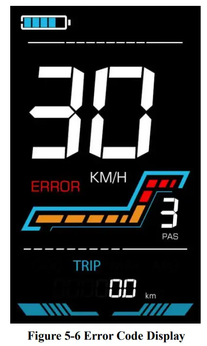 Yolin YL91F V Electric Bike Display - fig 6