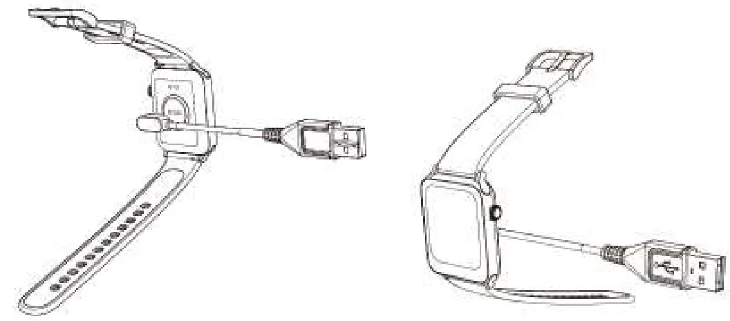 boAt Storm Call Smartwatch - chargin