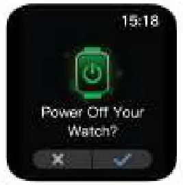 boAt Storm Call Smartwatch - power batton
