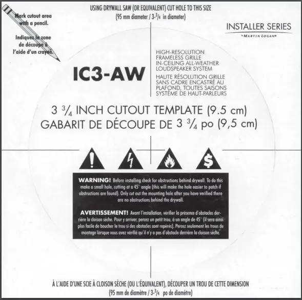 MARTINLOGAN IW6 In-Wall Speaker-fig36