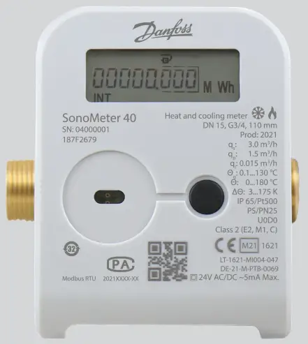 Danfoss SonoMeter40 Heat and Cooling Meter-fig1