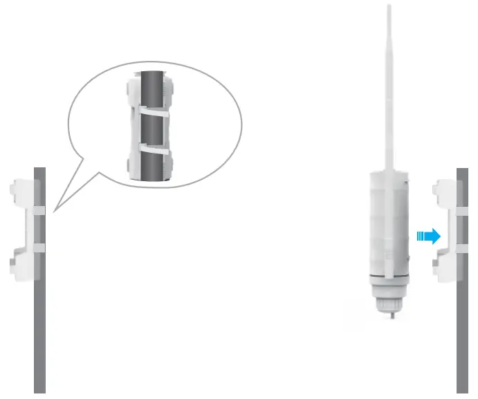 WAVLINK AC1200 High Power Outdoor Gigabit WiFi Range Extender AP Router - fig 5