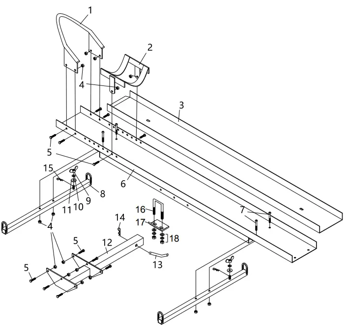 HAUL MASTER 57720 Steel Motorcycle Carrier-15