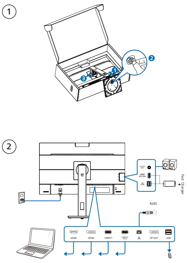 PHILIPS S5587 5000 Series Wet and Dry Electric Shaver - Figure 2