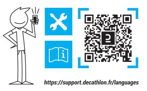 BTWIN Fold Light 1 Folding Bike Instruction Manual - QR Code