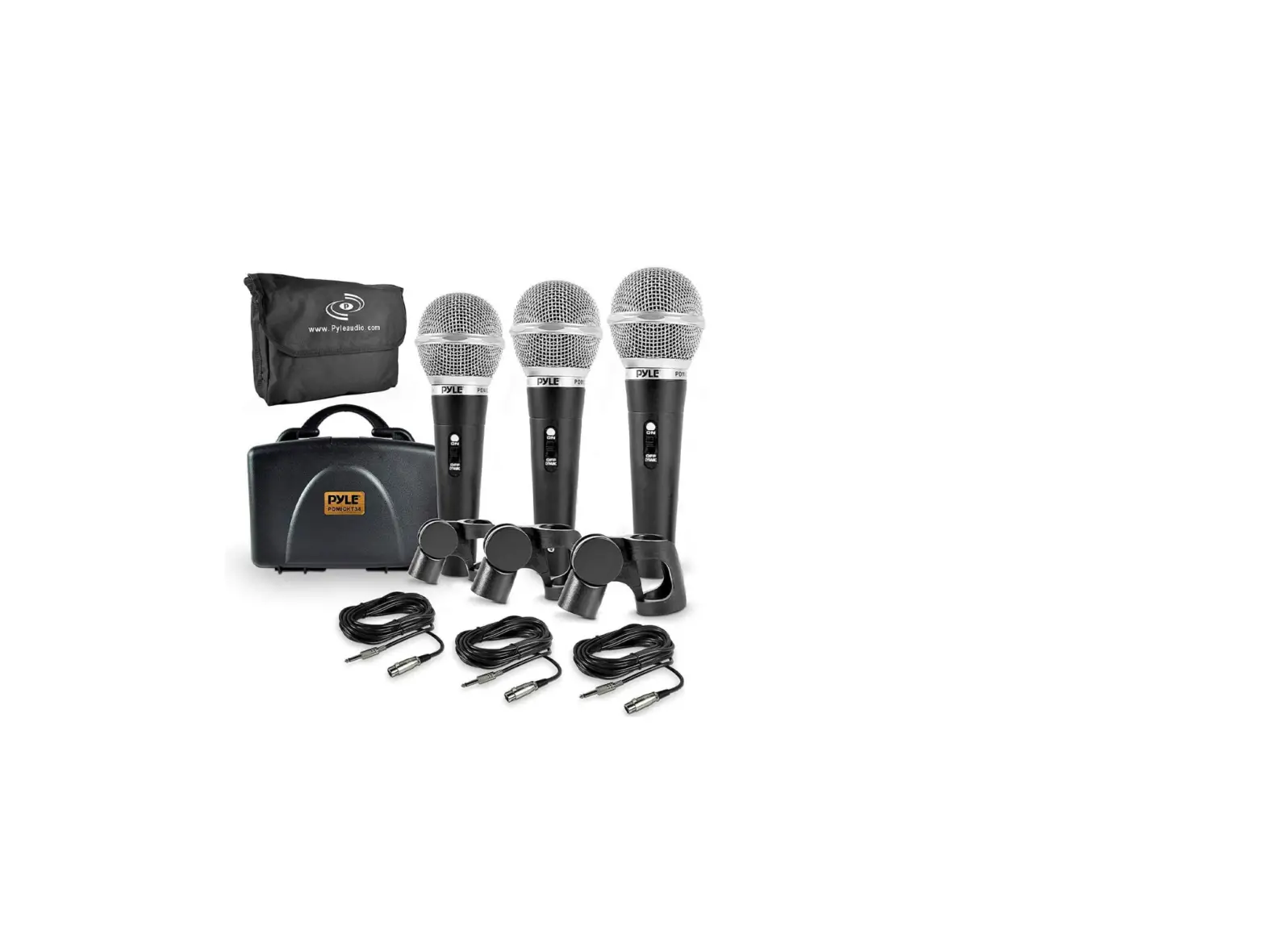 Pyle Pdmickt34 3-piece Professional Dynamic Microphone User Manual Pyle Pdmickt34 3-piece Professional Dynamic Microphone User Manual