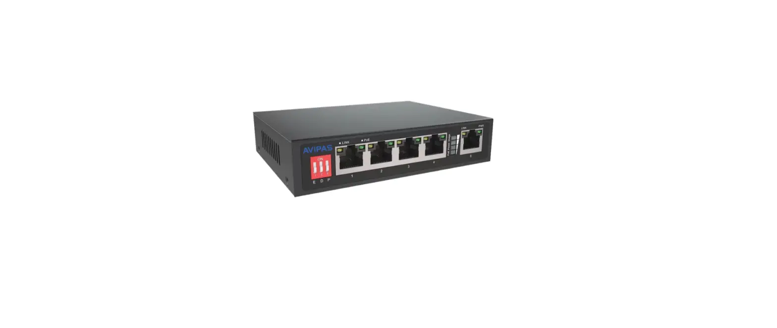 Avipas Av-poe4 4-port Unmanaged Poe- Poe+ Switch Compatible User Guide