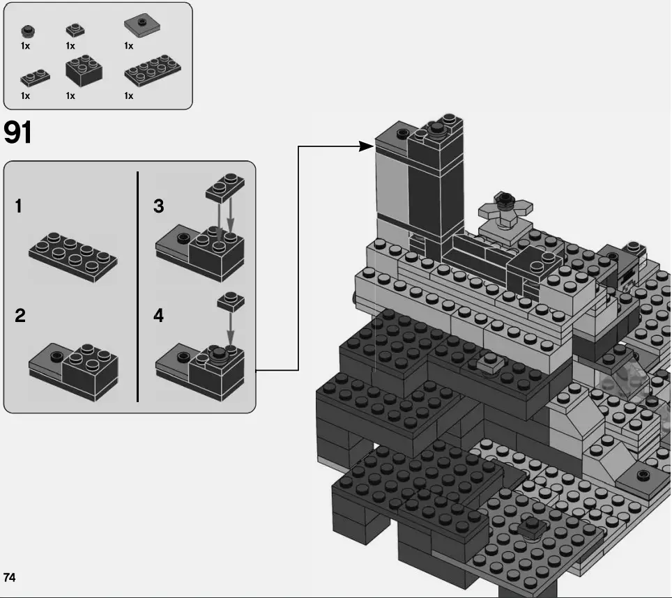 Ruined Portal Assembly Instruction Fig