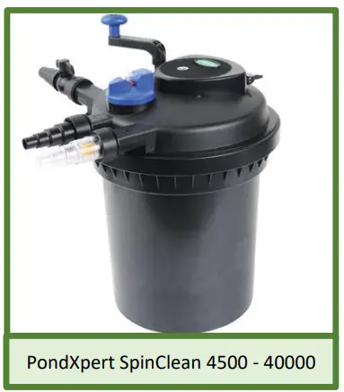 PondXpert SpinClean Set Up
