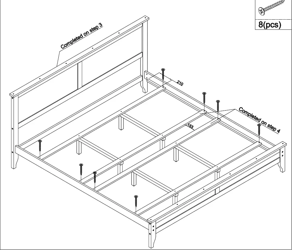 Polibi-WF283526-76.37-Inch-W-Gray-Modern-King-Size-Solid-Wood-Platform-Bed-fig-10