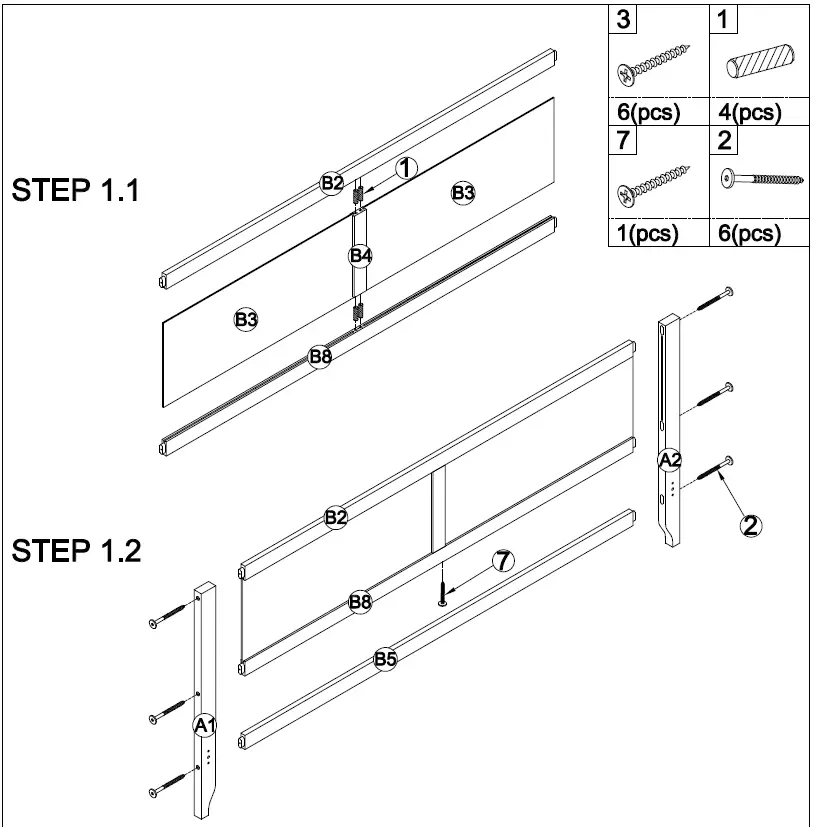Polibi-WF283526-76.37-Inch-W-Gray-Modern-King-Size-Solid-Wood-Platform-Bed-fig-4