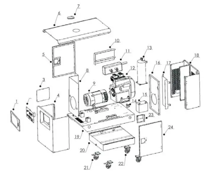 WARRIOR LDG12S3 Diesel Generators - fig 3