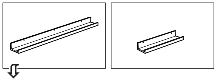 IKEA B07K4DL6CN MOSSLANDA Picture Ledge - Overview 3