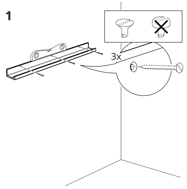 IKEA B07K4DL6CN MOSSLANDA Picture Ledge - Overview 4