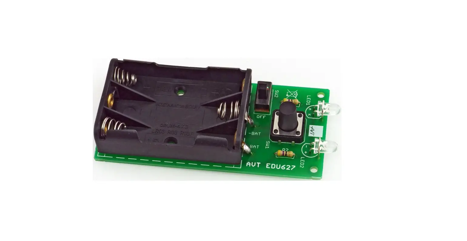 Avt Edu627 Handy Led Flashlight Educational Soldering Kit Owner's Manual