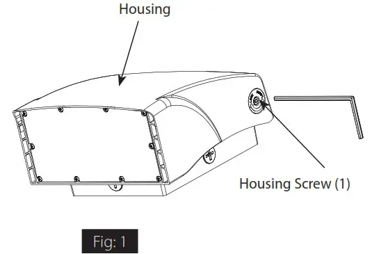 RAB Lighting SLIM17 FA 15 30W Field Adjustable Wall Pack - WALL MOUNT 1