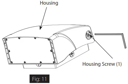 RAB Lighting SLIM17 FA 15 30W Field Adjustable Wall Pack - WALL MOUNT 11