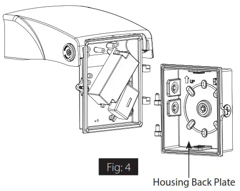 RAB Lighting SLIM17 FA 15 30W Field Adjustable Wall Pack - WALL MOUNT 4