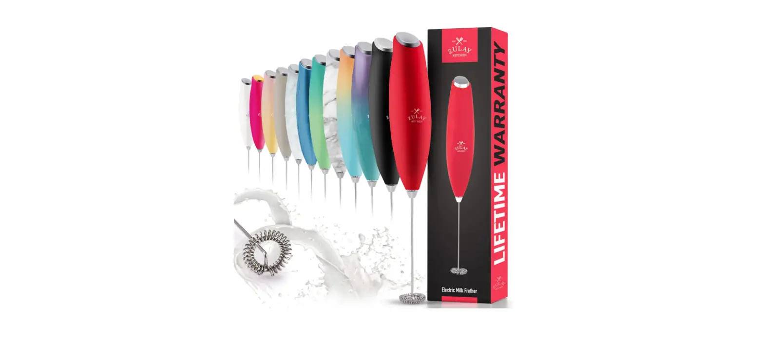 Zulay No Stand - 12,500 Rpm Powerful Milk Frother For Coffee With Upgraded Titanium Motor Owner's Manual