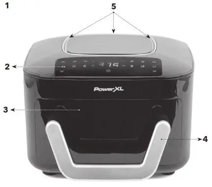 PowerXL Slimline Air Fryer LF-20 (5 Qt.) - Parts & Accessories 1