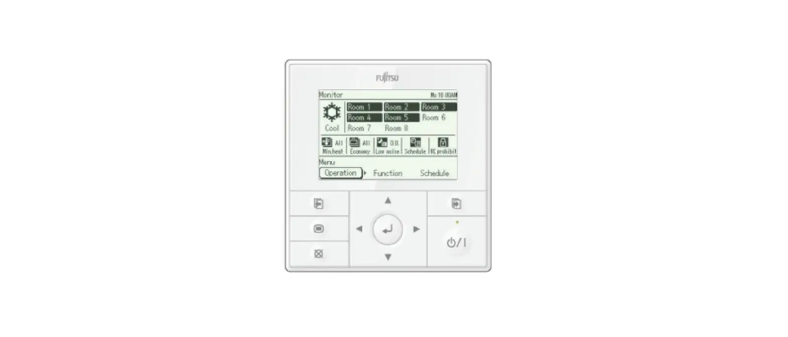 Fujitsu Uty-rvnum Wired Remote Controller Thermostat Operational Manual Fujitsu Uty-rvnum Wired Remote Controller Thermostat Operational Manual