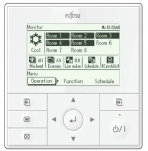 Fujitsu-UTY-RVNUM-Wired-Remote-Controller-Thermostat