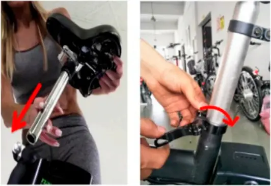 GOLDORO EB26X7-BK - Saddle installation 1