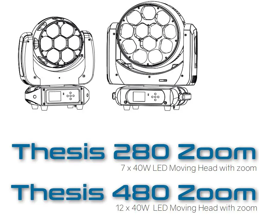 Centolight Thesis 280 Zoom Testa Mobile User Manual