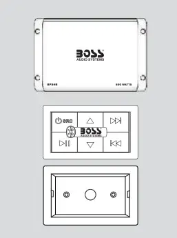 BOSS BPS4B Bluetooth 4-Channel All-Terrain Amplifier System - fig2