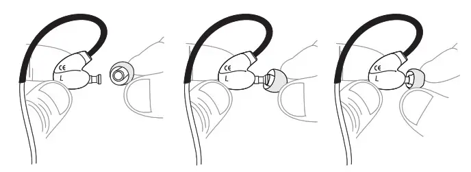 MEE audio X7 Bluetooth Wireless Sports - SELECTING EARTIPS