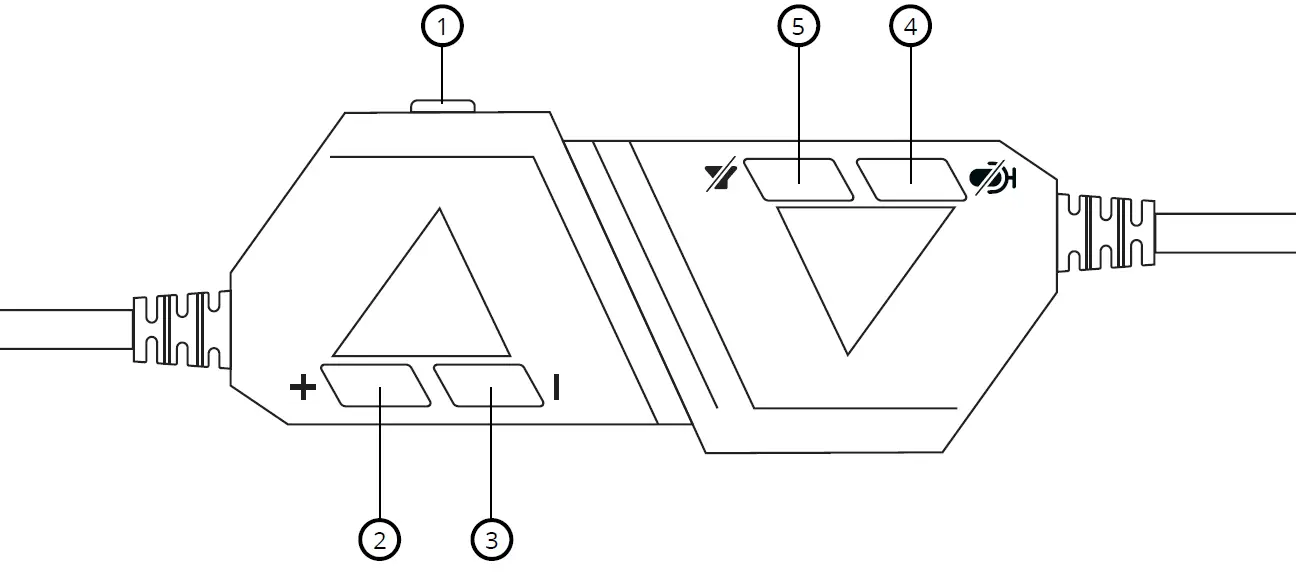 niceboy ORYX X500 Shadow Gaming Headset control setting