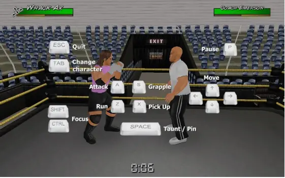 MDickie Wrestling Empire v1.2.6 - Game Controls
